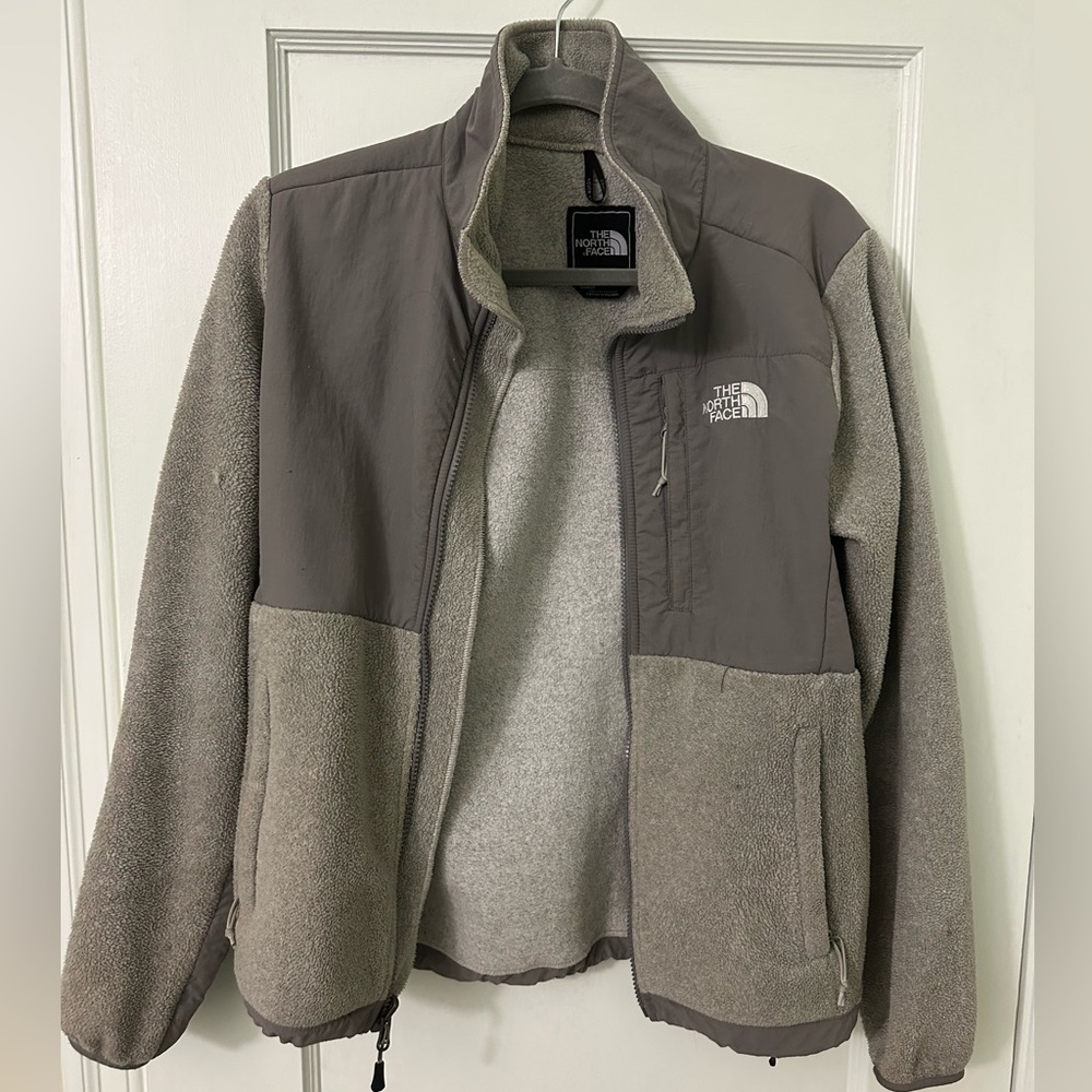 Grey North Face Denali Jacket